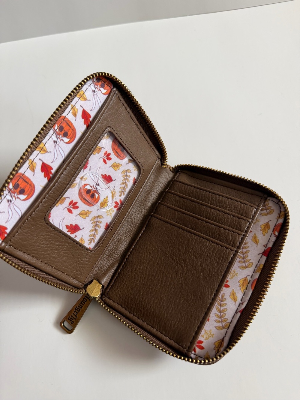The Nightmare Before Christmas Brown Embroidered Loungefly Backpack & Wallet Set - Picture 4 of 7